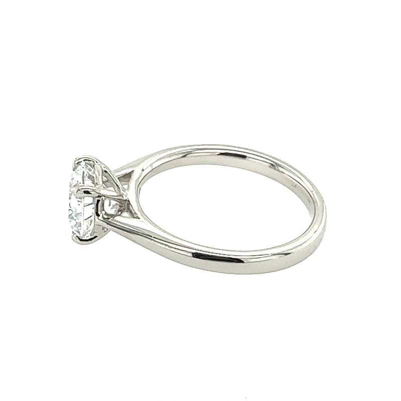 Brilliant Cut Single Stone 1.50ct Lab Grown Diamond, Platinum