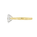 Oval Cut Single Stone 1.50ct Lab Grown Diamond, 18ct Yellow Gold