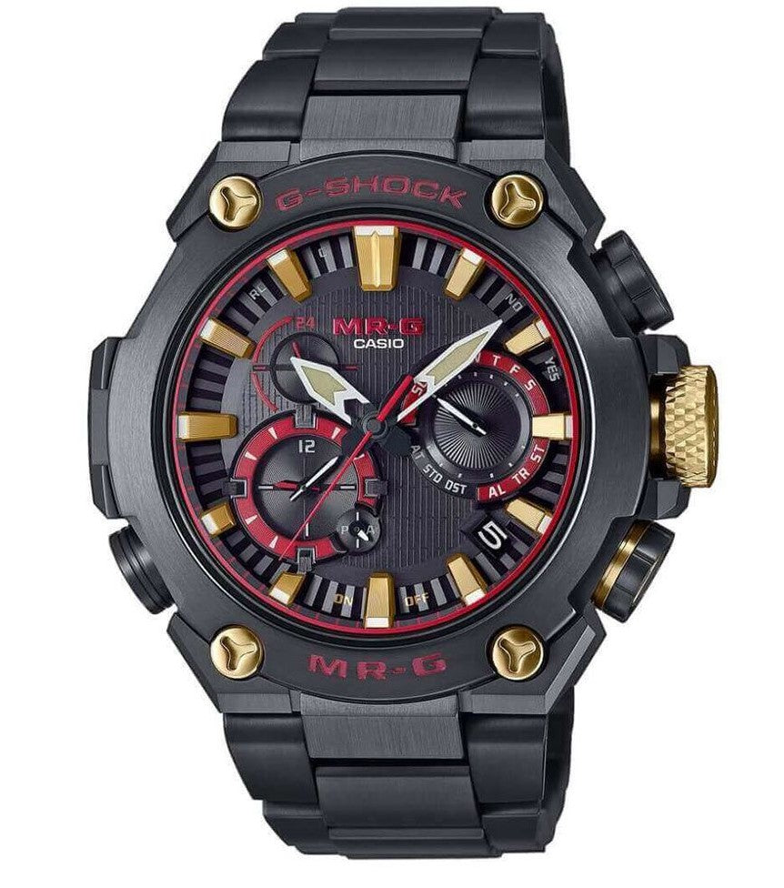 G-SHOCK MR-G DLC Coated Titanium Bracelet Red Watch MRG-B2000B-1A4DR