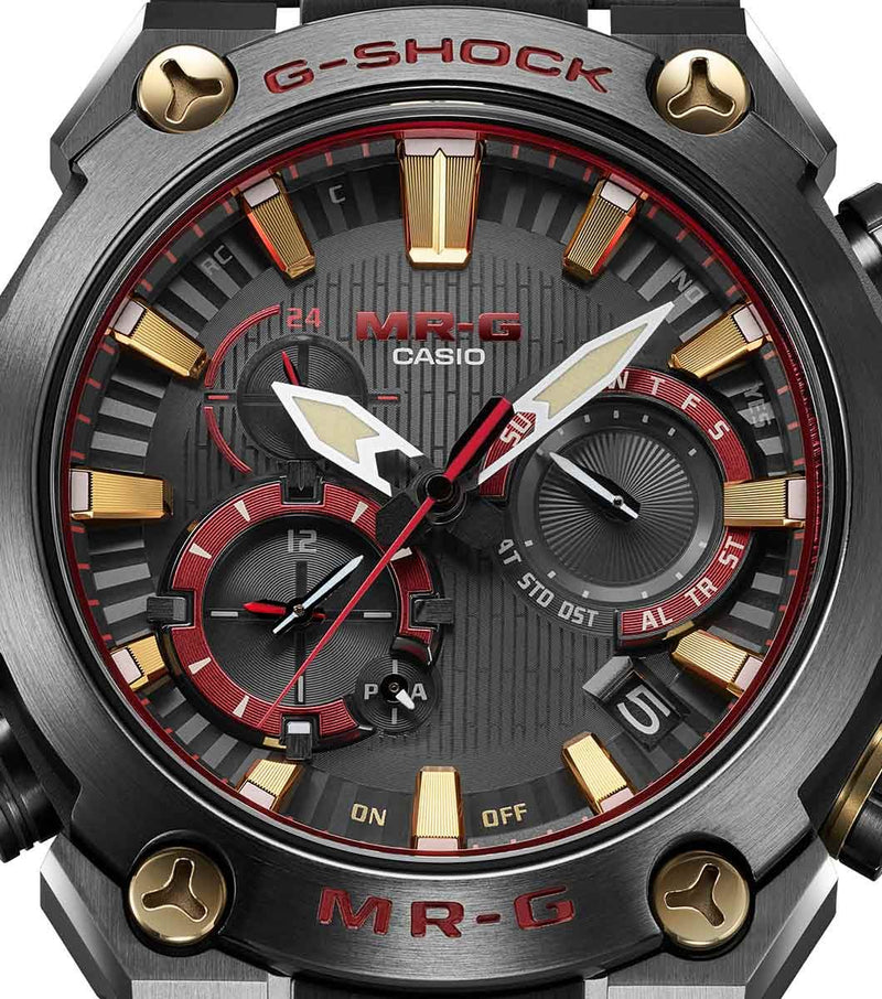 G-SHOCK MR-G DLC Coated Titanium Bracelet Red Watch MRG-B2000B-1A4DR