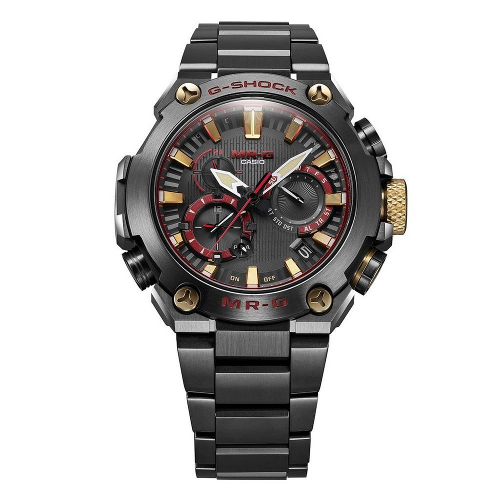 G-SHOCK MR-G DLC Coated Titanium Bracelet Red Watch MRG-B2000B-1A4DR