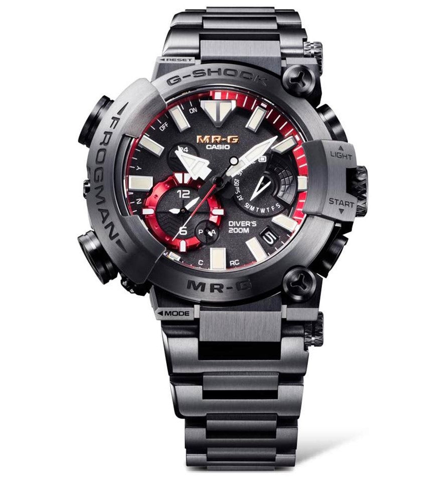 G-SHOCK MR-G Frogman Titanium Bracelet Red Watch MRG-BF1000B-1ADR
