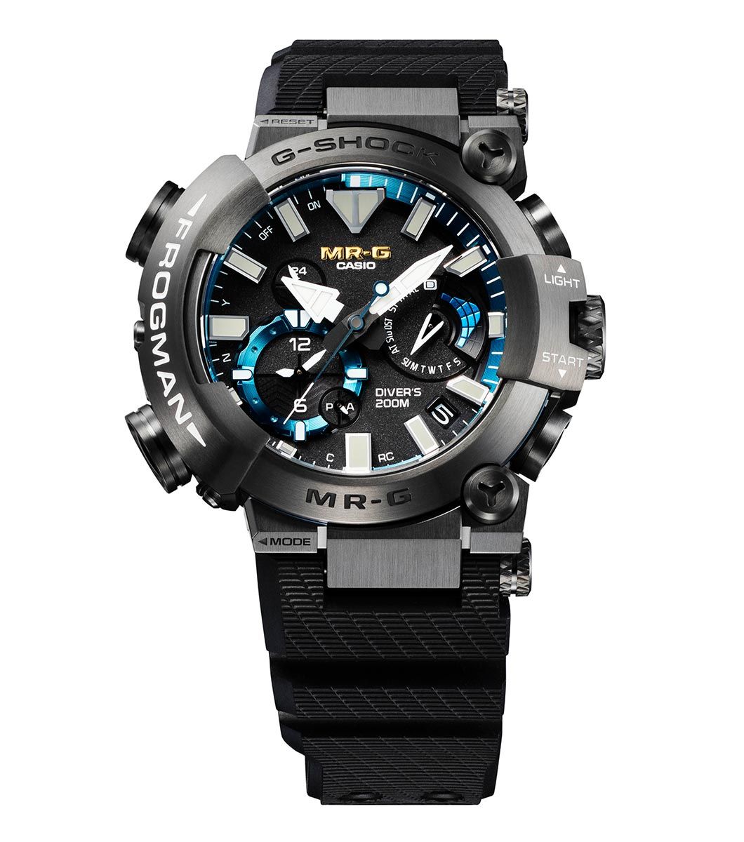 G-SHOCK Mr-G Frogman Rubber Strap Blue Watch MRG-BF1000R-1ADR