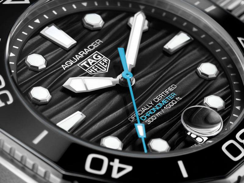Tag Heuer Aquaracer Professional 300 Date, Black Dial & Rubber Strap, 42mm Watch WBP5110.FT6257