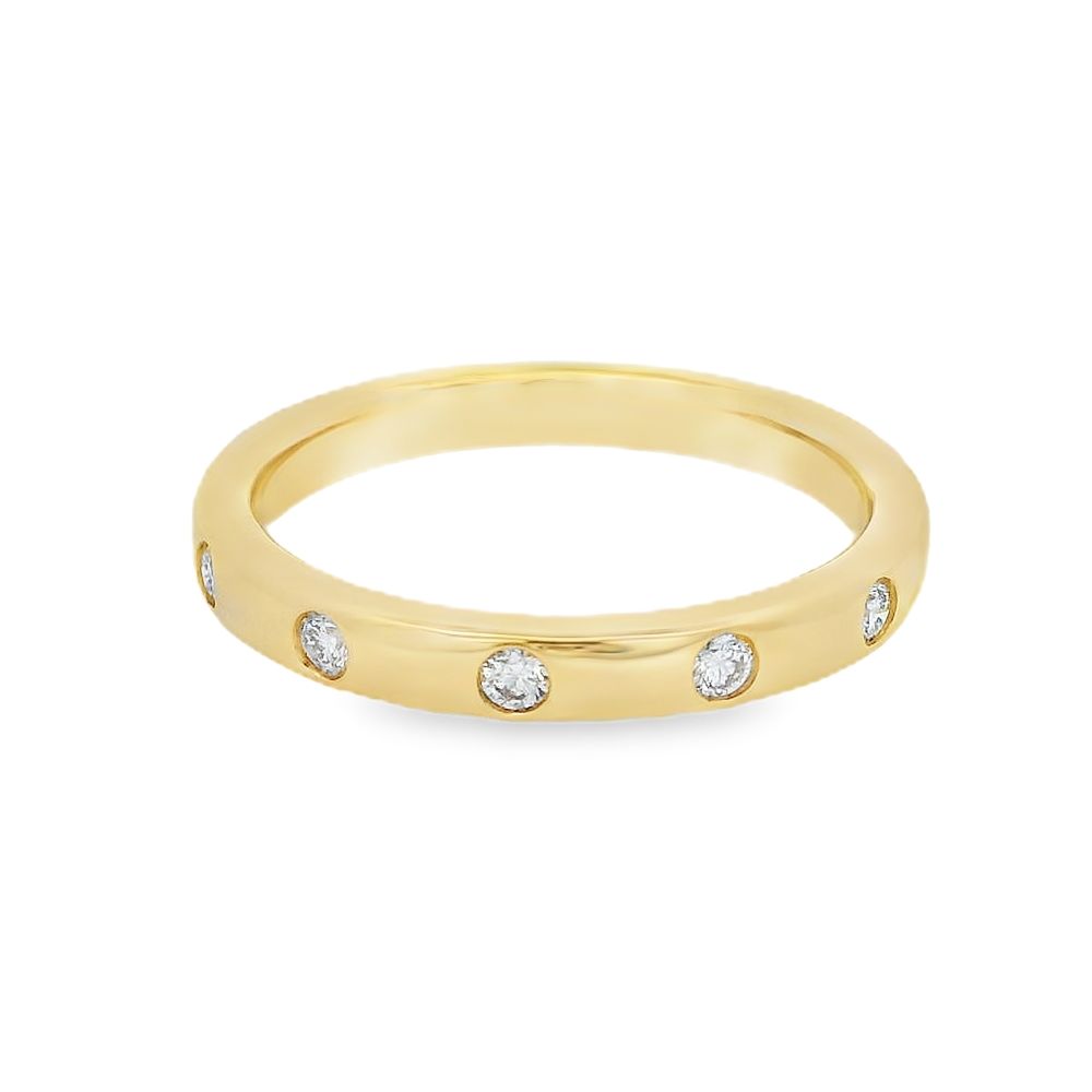 5 Stone Diamond 18ct Yellow Gold Ring