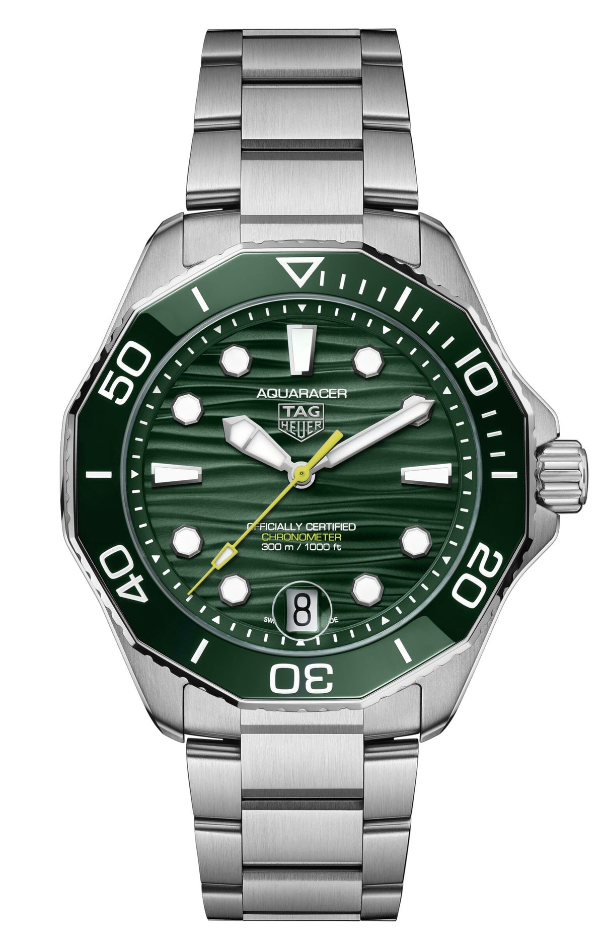 Tag Heuer Aquaracer Professional 300 Date, Green Dial, 42mm Watch Tag Heuer Aquaracer Professional 300 Date, Blue Dial, 42mm Watch WBP5113.BA0013