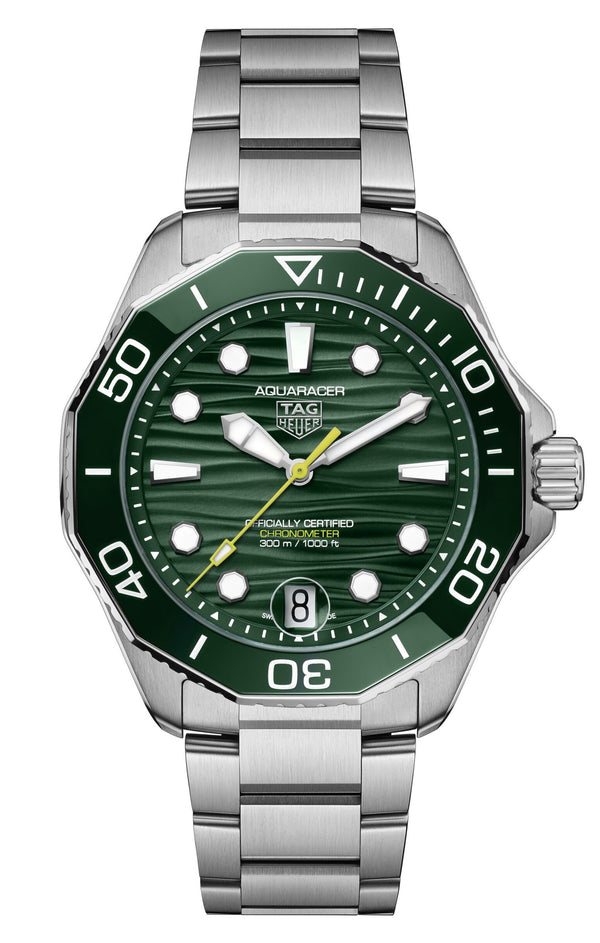Tag Heuer Aquaracer Professional 300 Date, Green Dial, 42mm Watch Tag Heuer Aquaracer Professional 300 Date, Blue Dial, 42mm Watch WBP5113.BA0013