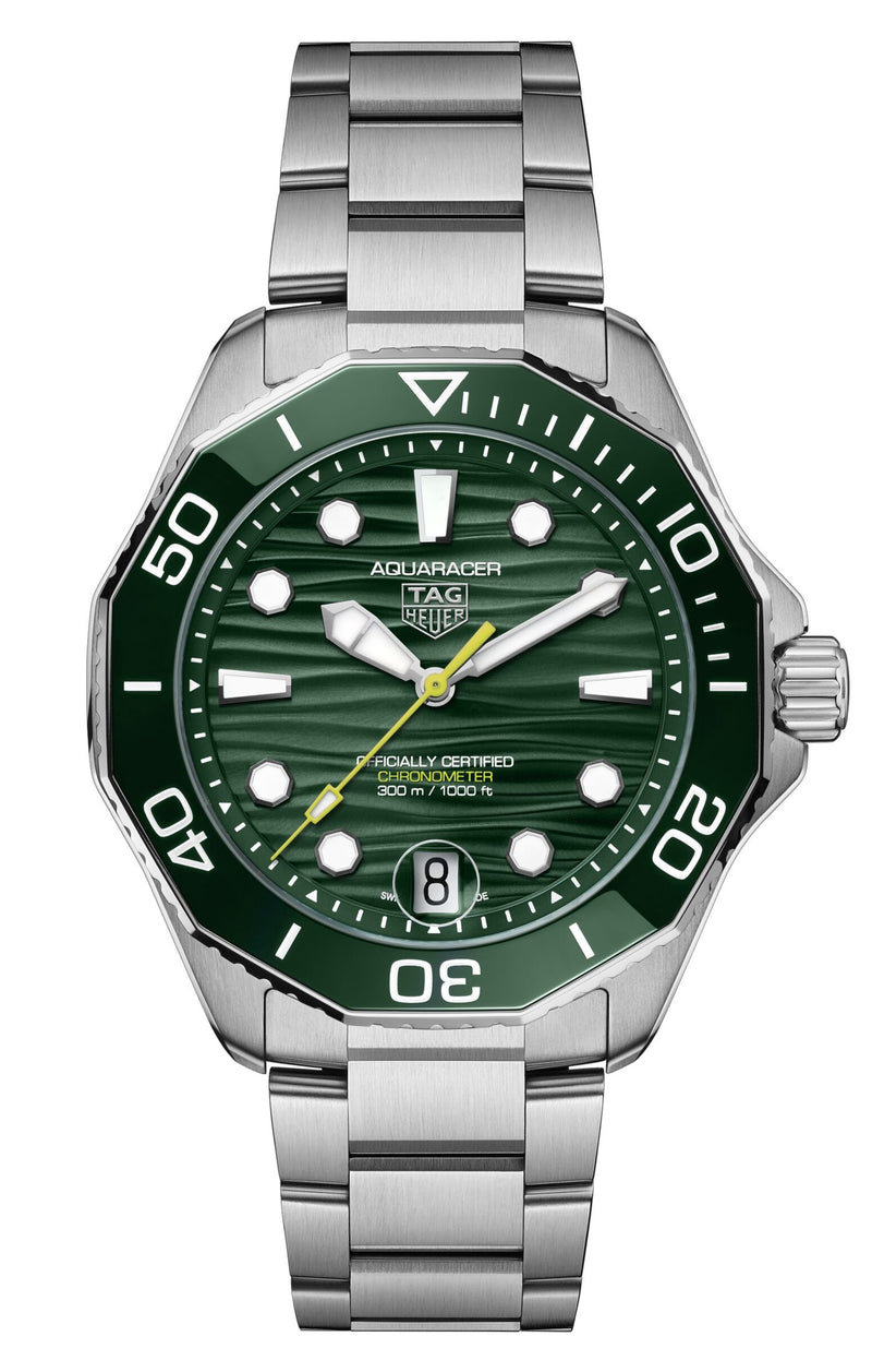 Tag Heuer Aquaracer Professional 300 Date, Green Dial, 42mm Watch Tag Heuer Aquaracer Professional 300 Date, Blue Dial, 42mm Watch WBP5113.BA0013