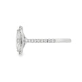 Marquise Cut Halo 1.00ct Lab Grown Diamond, Platinum