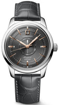 Longines Conquest Heritage Central Power Reserve, Anthractite, Leather Strap 38mm Watch L1.648.4.62.2