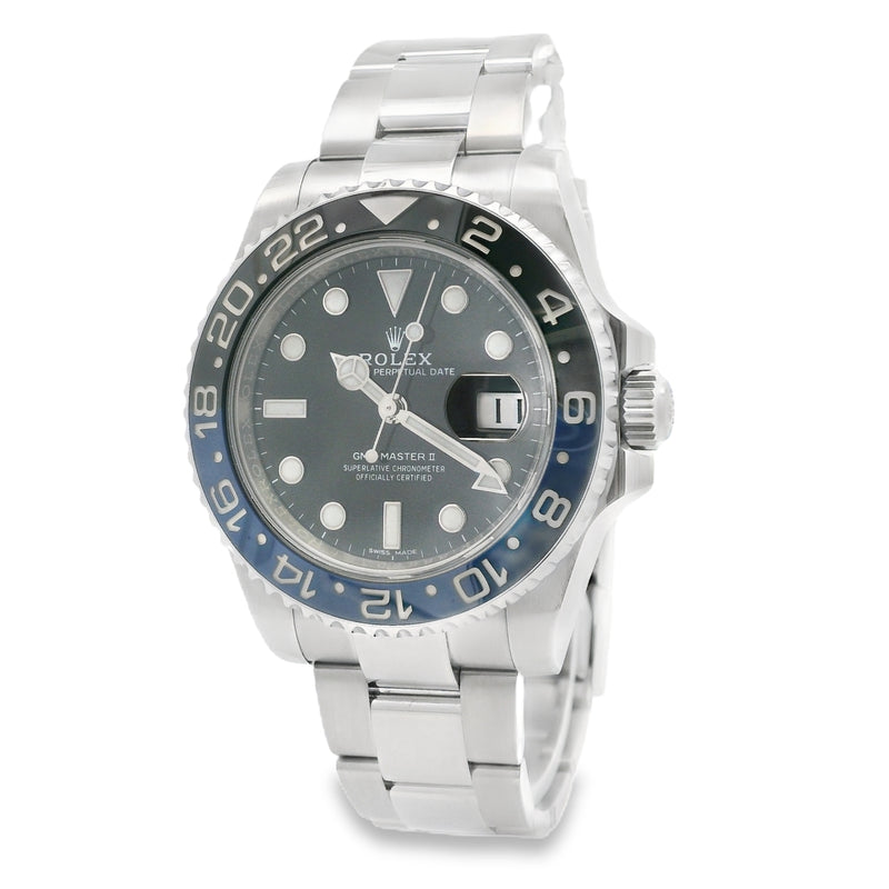 Rolex GMT-Master II Black & Blue Ceramic Oyster 40mm Watch 116710BLNR