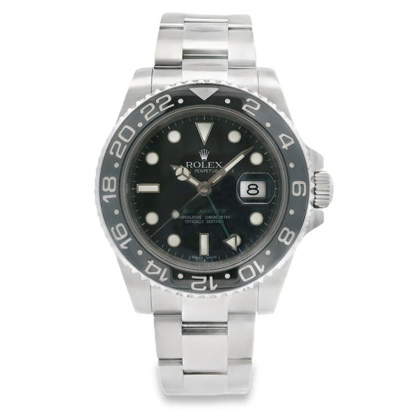Rolex GMT-Master II Black Ceramic Oyster 40mm Watch 116710LN