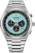 Citizen Eco-Drive Zenshin Super Titanium Blue Chronograph 42mm Watch CA4610-85M