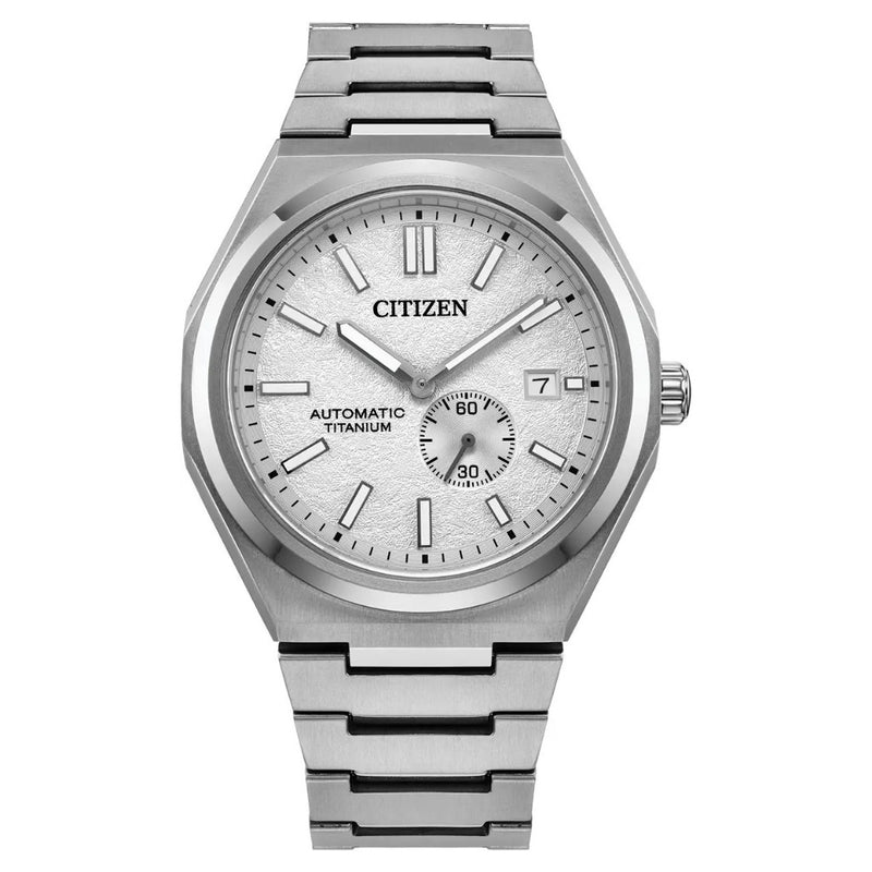Citizen Automatic Zenshin Super Titanium White 41mm Watch NJ0180-80A