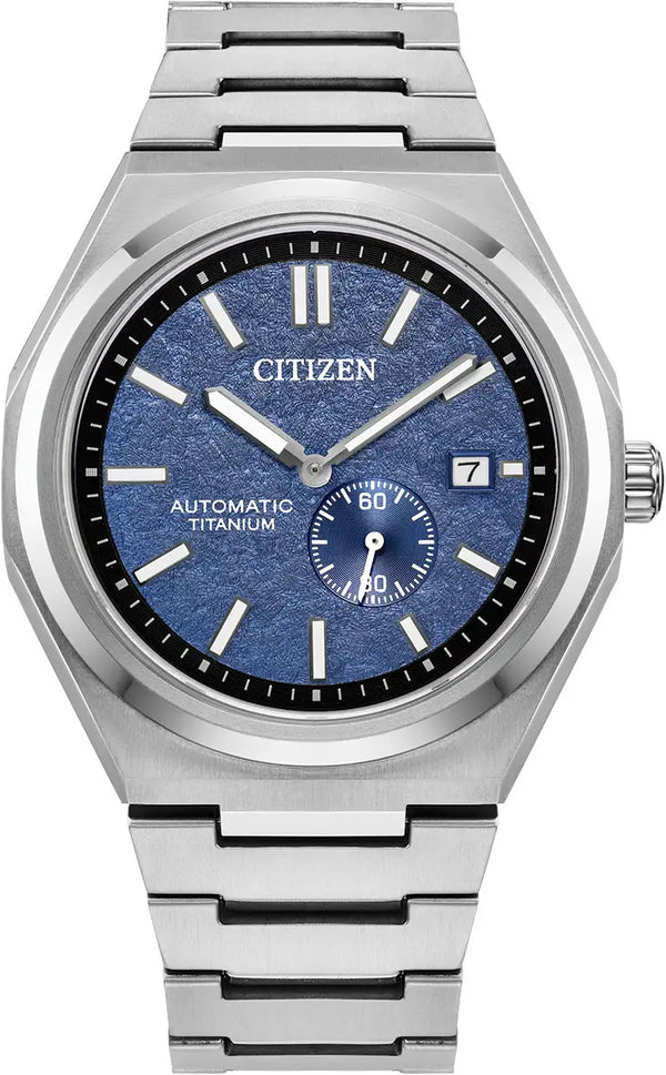 Citizen Automatic Zenshin Super Titanium Blue 41mm Watch NJ0180-80L