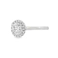 Round Brilliant Cut Halo 1.00ct Lab Grown Diamond, Platinum