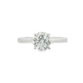 Round Brilliant Cut Single Stone 1.04ct Lab Grown Diamond, Platinum