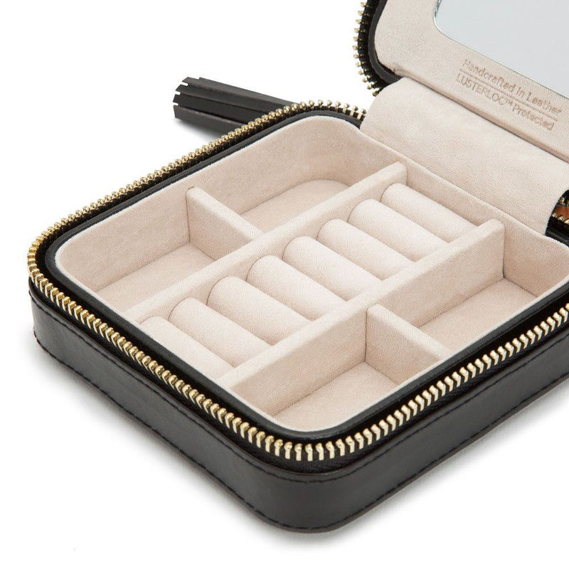 Wolf Caroline Zip Travel Case - Black