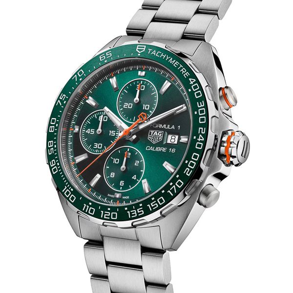 Tag Heuer Formula 1 Chronograph Automatic Steel & Ceramic Green 44mm Watch CAZ201H.BA0876