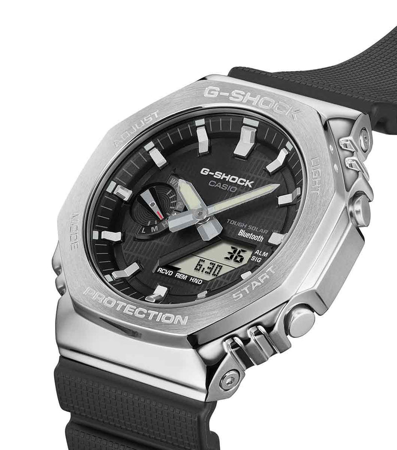 G-SHOCK Metal Covered 2100 (Bluetooth + Solar) Black GBM-2100-1AER