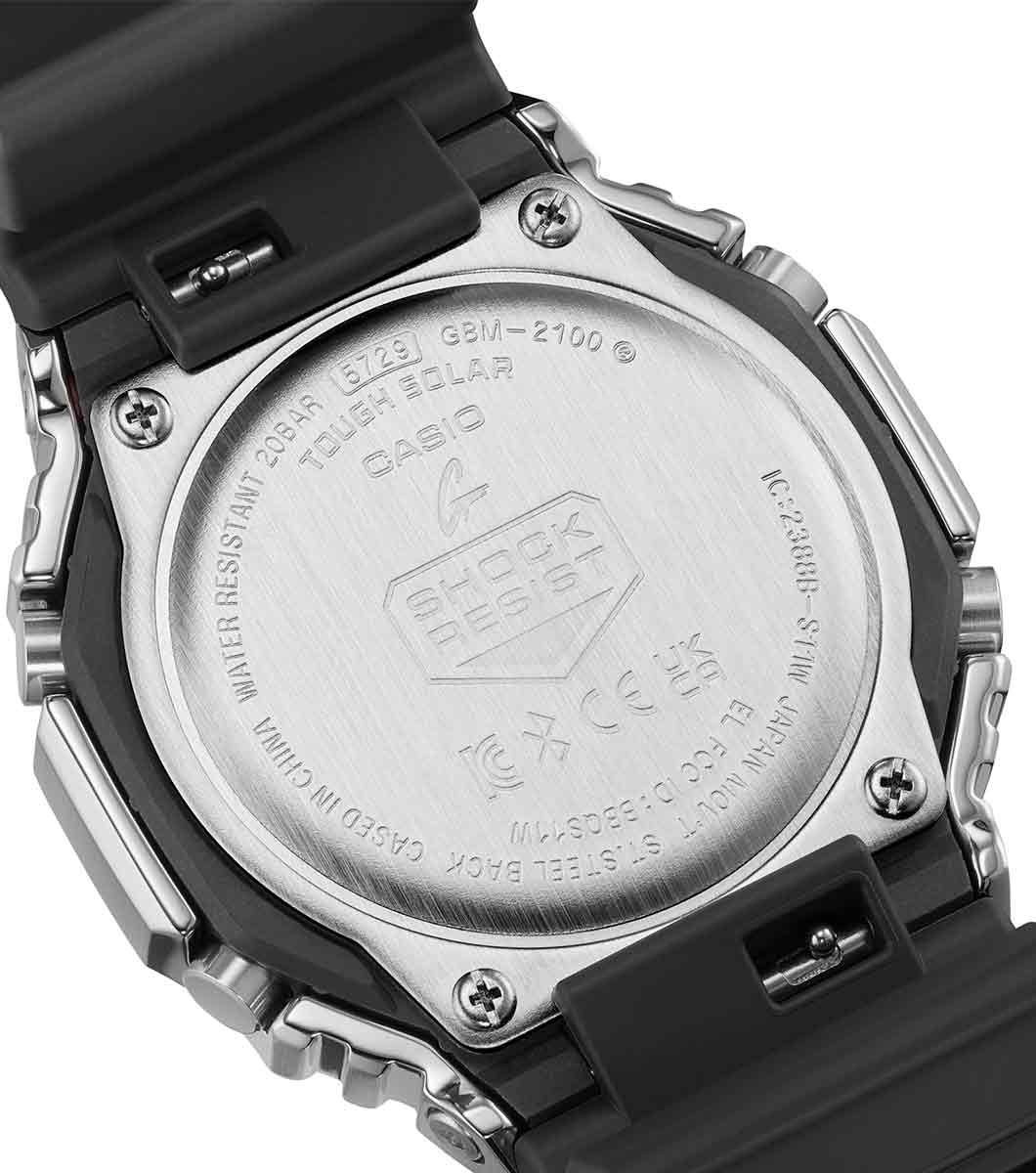 G-SHOCK Metal Covered 2100 (Bluetooth + Solar) Black GBM-2100-1AER
