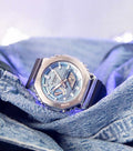 G-SHOCK Metal Covered 2100 (Bluetooth + Solar) Ice Blue GBM-2100A-1A2ER