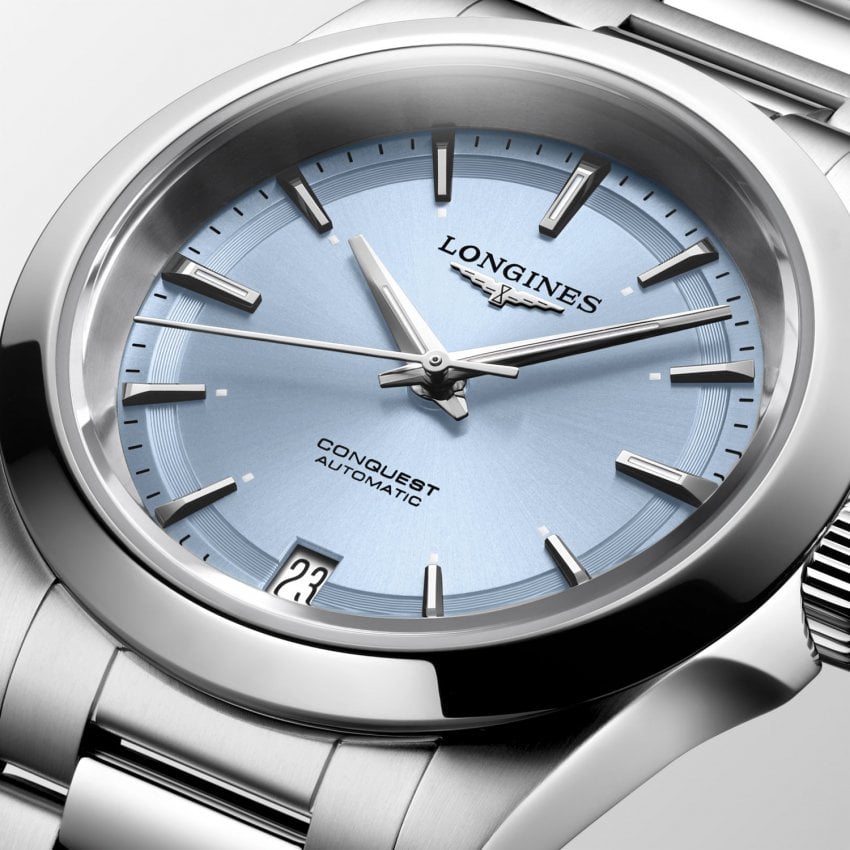 Longines Conquest Automatic Sunray Blue 34mm Watch L34304926