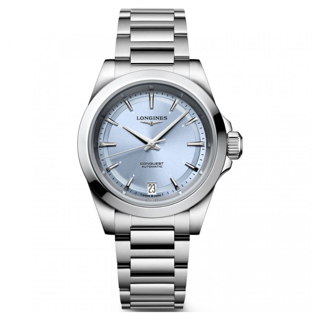 Longines Conquest Automatic Sunray Blue 34mm Watch L34304926