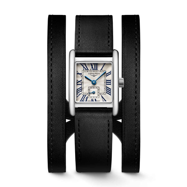 Longines Mini Dolcevita Black Leather 21.5mm Watch L52004710