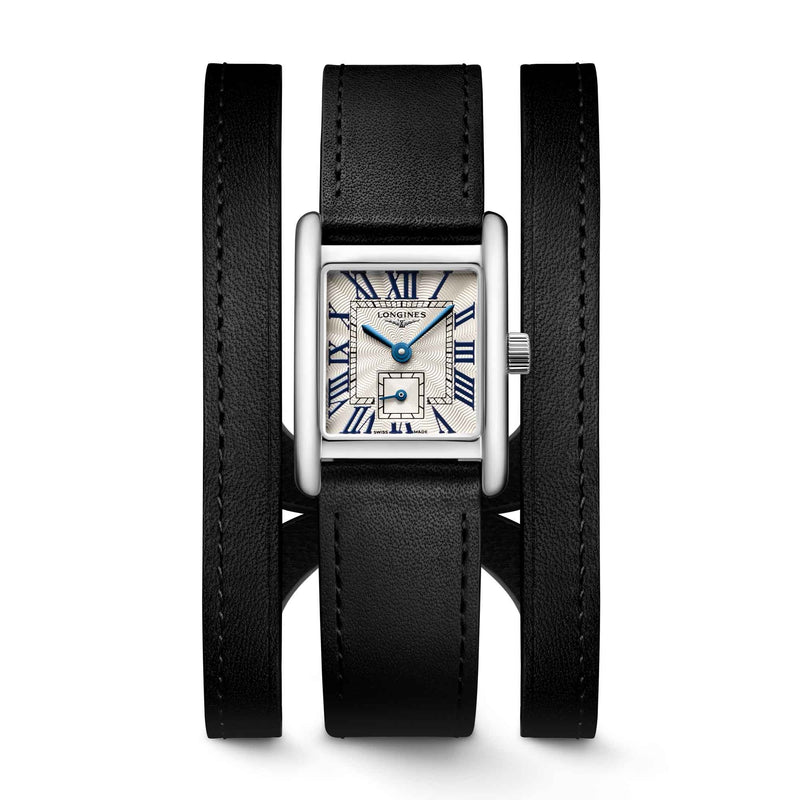 Longines Mini Dolcevita Black Leather 21.5mm Watch L52004710