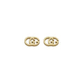 Gucci GG Running 18ct Yellow Gold Stud Earrings