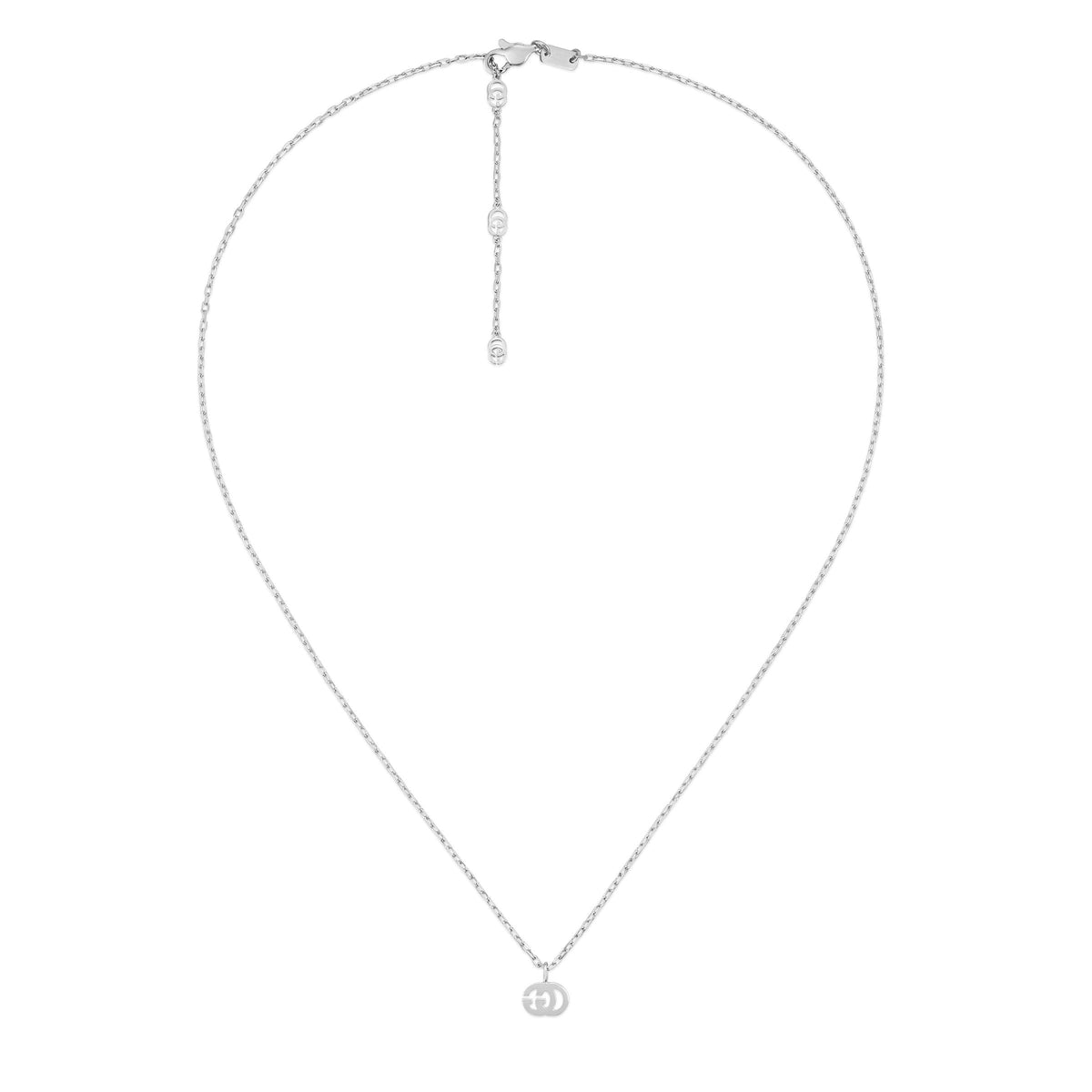 Gucci GG Running 18ct White Gold Necklace