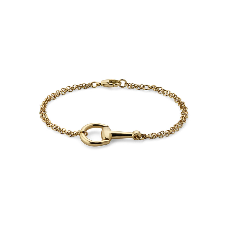 Gucci Horsebit 18ct Yellow Gold Chain Bracelet