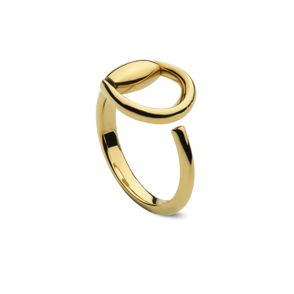 Gucci Horsebit 18ct Yellow Gold Ring