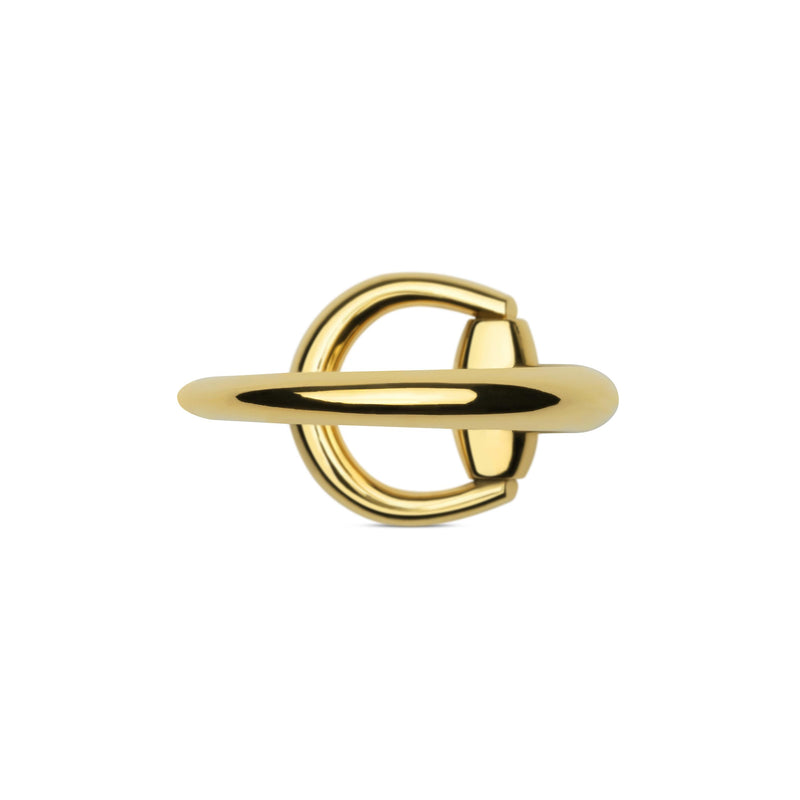 Gucci Horsebit 18ct Yellow Gold Ring