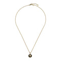Gucci Interlocking 18ct Yellow Gold Diamond and Black Onyx Necklace