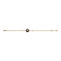 Gucci Interlocking 18ct Yellow Gold Diamond and Black Onyx Bracelet