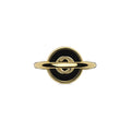 Gucci Interlocking 18ct Yellow Gold Black Onyx Ring