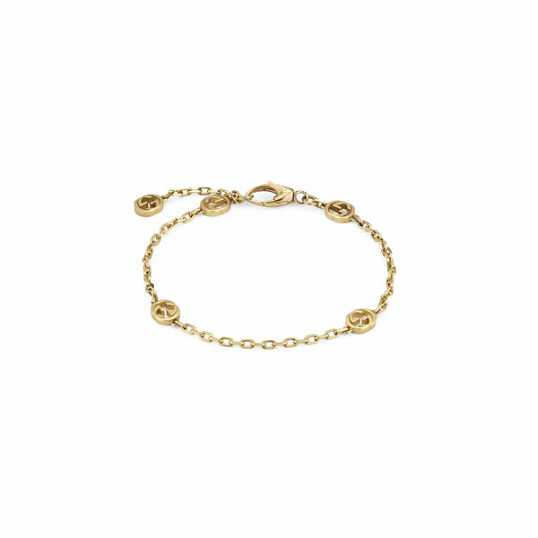 Gucci Interlocking 18ct Yellow Gold Bracelet