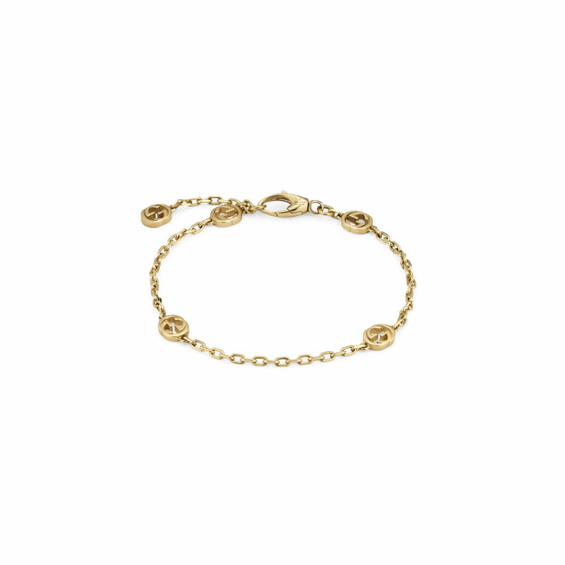 Gucci Interlocking 18ct Yellow Gold Bracelet