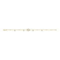 Gucci Interlocking 18ct Yellow Gold & Diamond Bracelet
