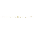 Gucci Interlocking 18ct Yellow Gold & Diamond Bracelet