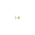 Gucci Interlocking 18ct Yellow Gold & Diamond Stud Earrings