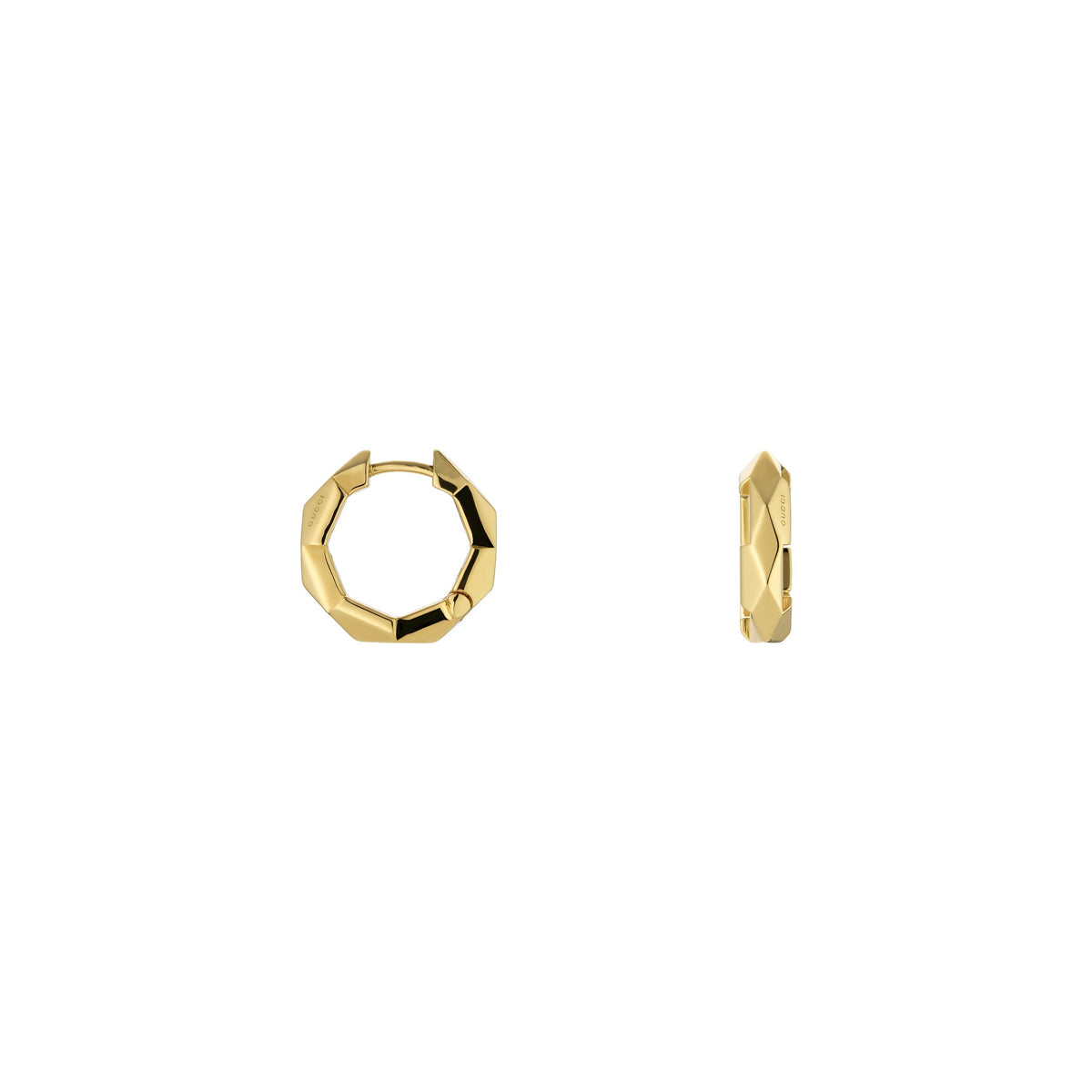 Gucci Link to Love 18ct Yellow Gold Studded Earrings