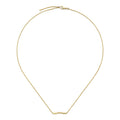 Gucci Link to Love 18ct Yellow Gold Necklace with 'GUCCI' bar