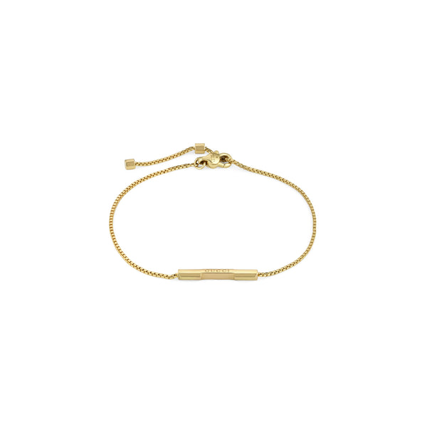 Gucci Link to Love 18ct Yellow Gold Bracelet with 'GUCCI' bar