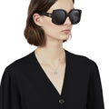 Gucci Interlocking Sterling Silver Necklace