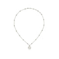 Gucci Interlocking Sterling Silver Necklace