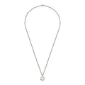 Gucci Interlocking Sterling Silver Chain Necklace