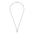 Gucci Interlocking Sterling Silver Chain Necklace